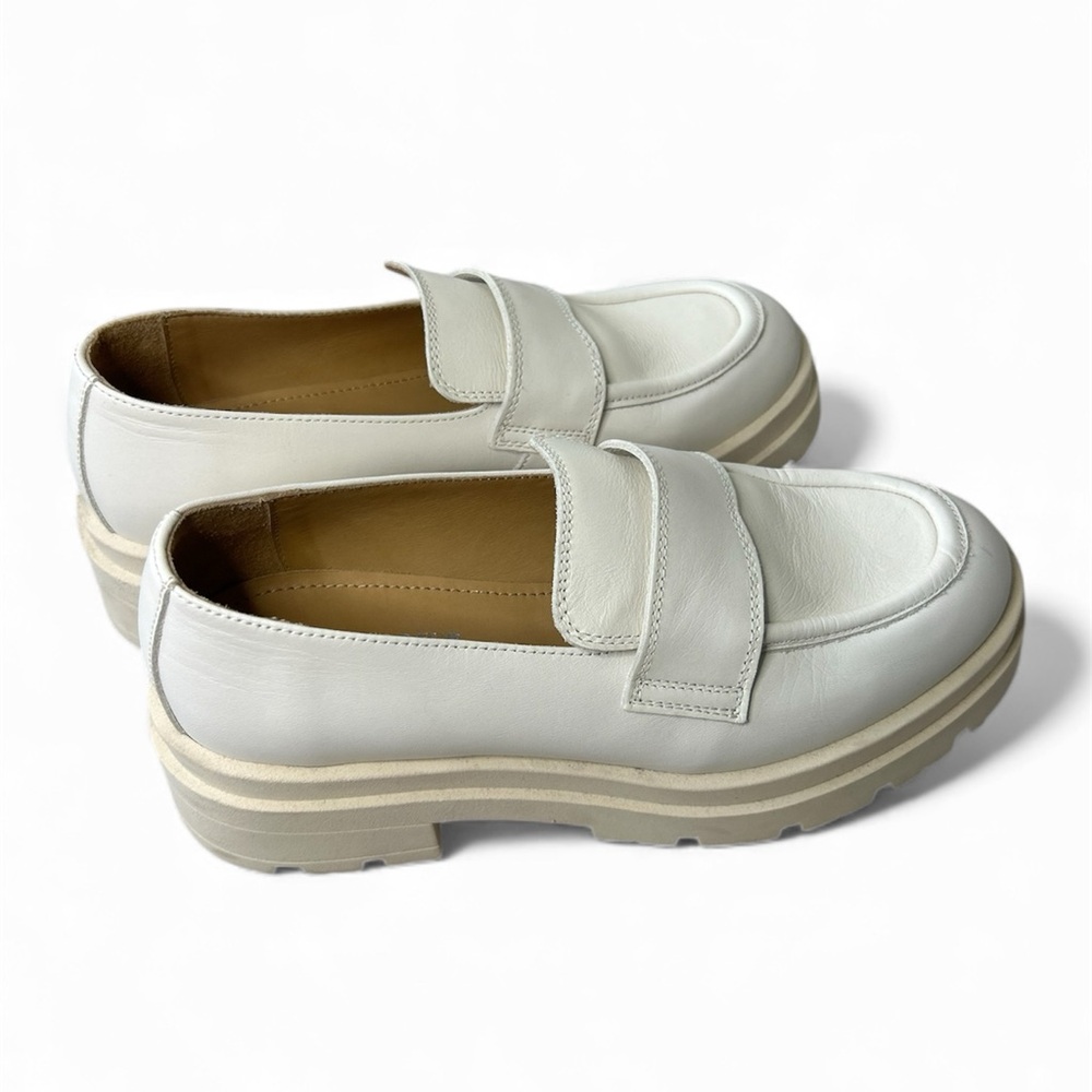 Stylish White Loafers